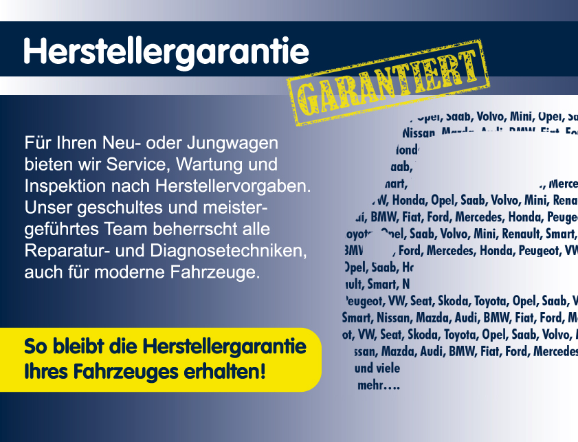 Herstellergarantie